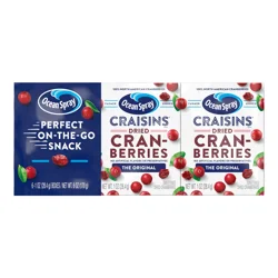 Ocean Spray Craisins Dried Cranberries- Original 1oz, 6 Count