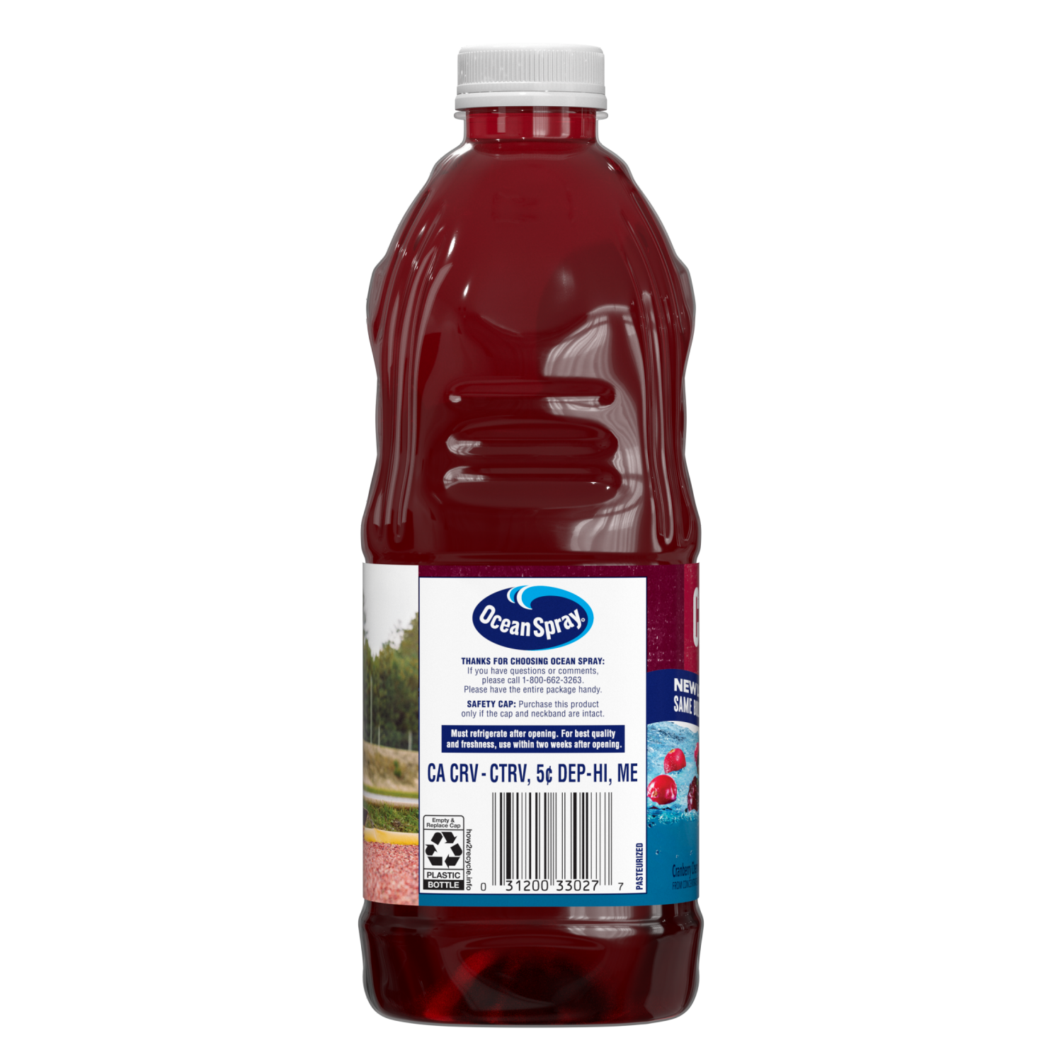 slide 2 of 3, Ocean Spray 64oz Cranberry Cherry, 64 fl oz