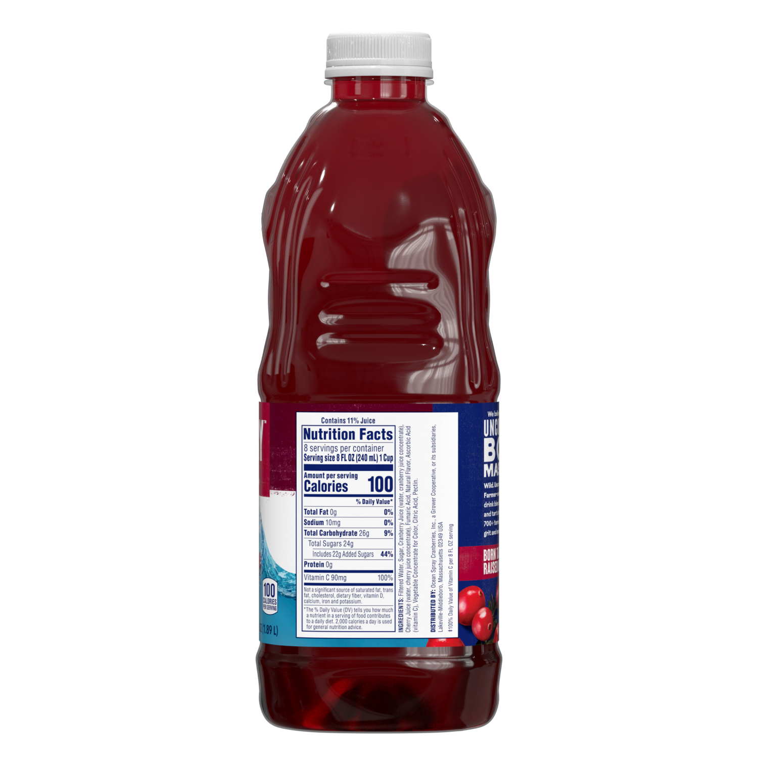 slide 3 of 3, Ocean Spray 64oz Cranberry Cherry, 64 fl oz