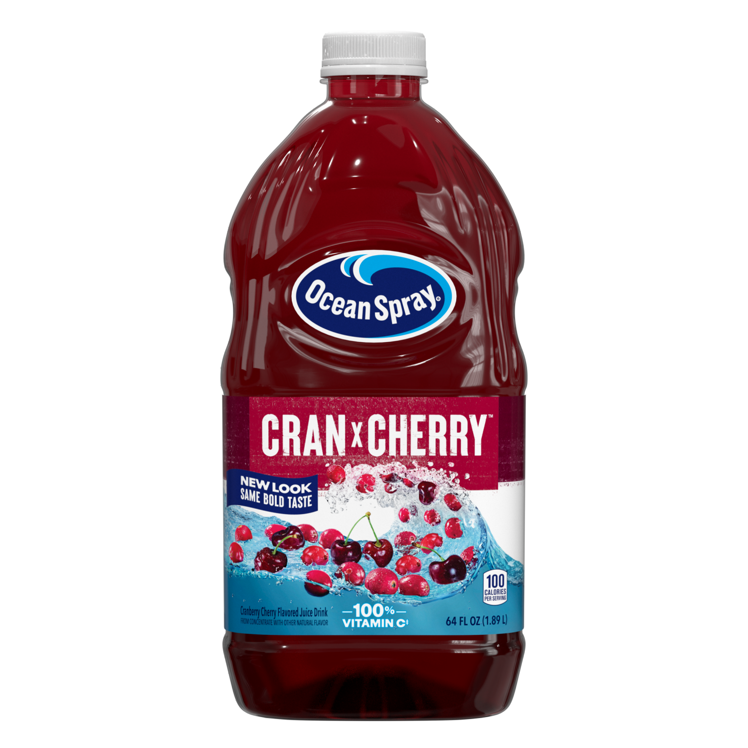 slide 1 of 3, Ocean Spray 64oz Cranberry Cherry, 64 fl oz