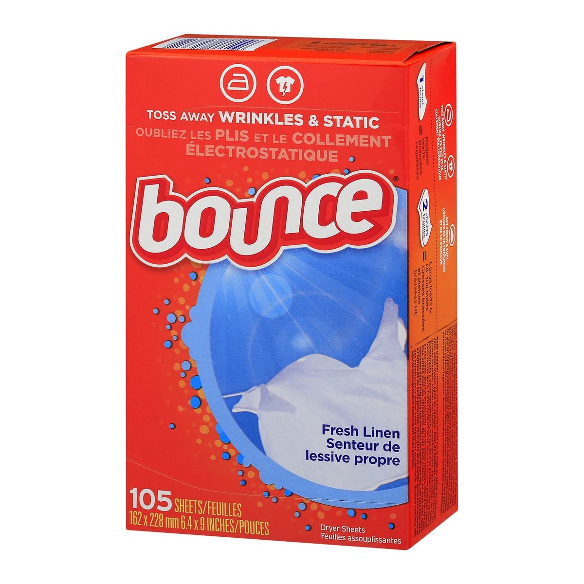 slide 3 of 9, Bounce Dryer Sheets 105 ea, 