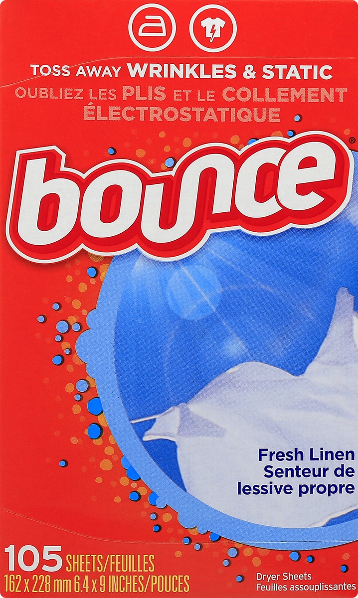 slide 6 of 9, Bounce Dryer Sheets 105 ea, 