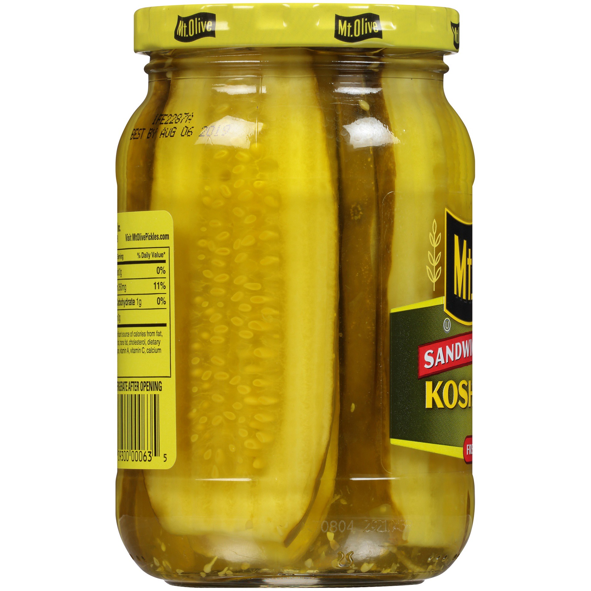 slide 6 of 6, Mt. Olive Sandwich Stuffers Kosher Dill Pickle Slices - 16 fl oz, 16 fl oz
