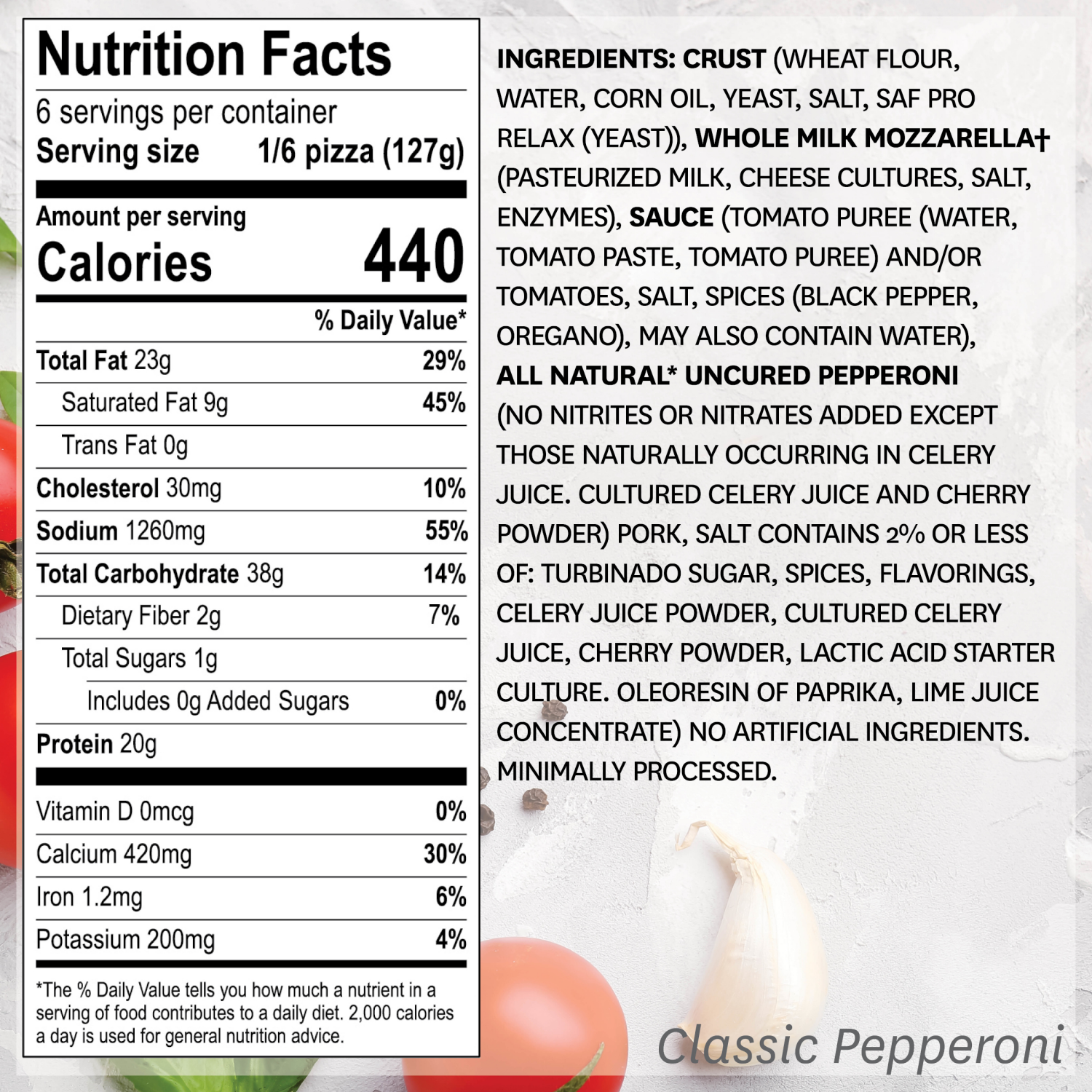 slide 3 of 6, Home Run Inn Frozen Uncured Pepperoni Classic Pizza, 27 oz