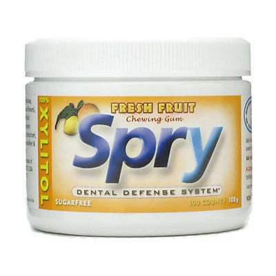 slide 1 of 1, Spry Fresh Fruit Sugar Free Gum, 100 ct