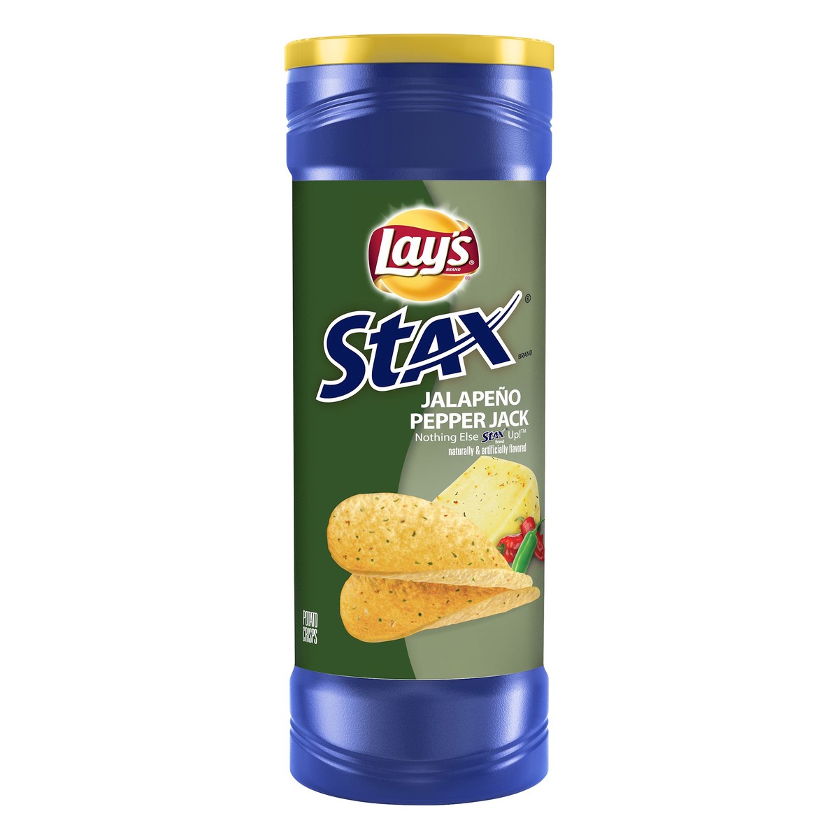 slide 6 of 8, Lay's Stax Jalapeno Pepper Jack Potato Crisps 5.5 oz, 5.5 oz