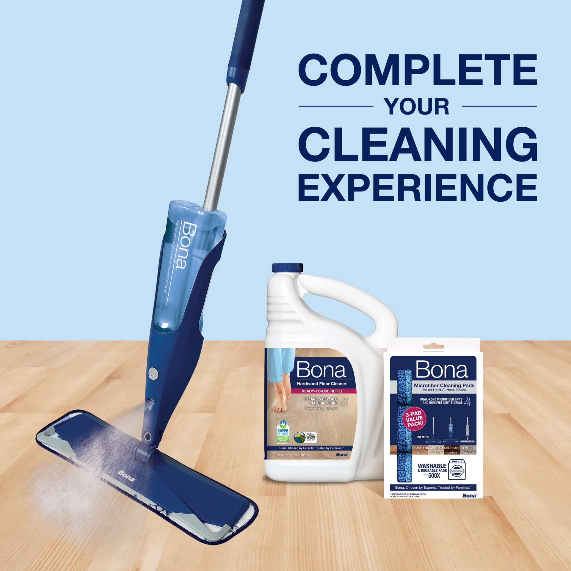 slide 6 of 6, Bona Unscented Liquid Floor Cleaner 128 -fl oz, 1 ct