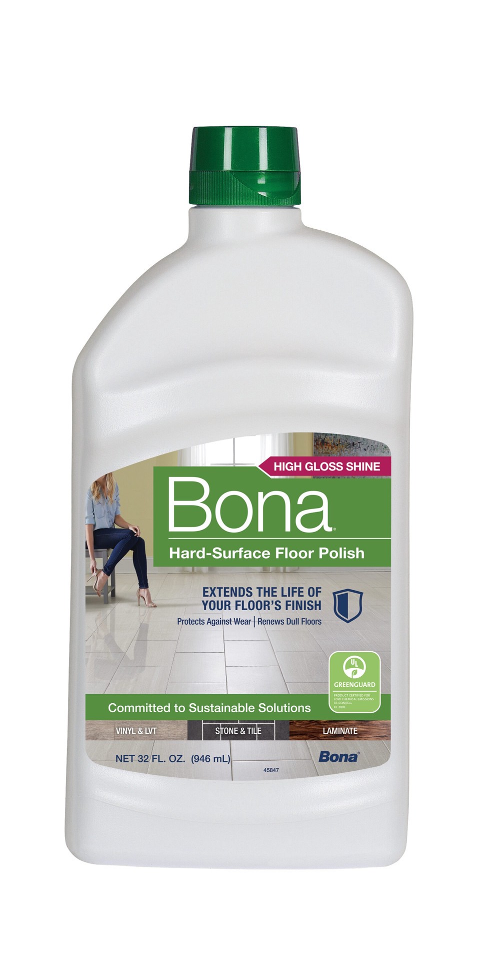 slide 1 of 6, Bona 32-fl oz High Gloss Floor Polish, 1 ct