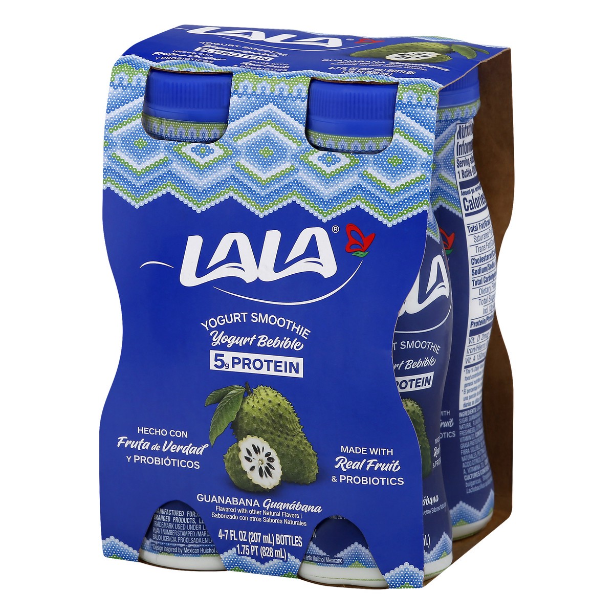 slide 3 of 9, LALA Guanabana Yogurt Smoothie 4 ea, 4 ct; 7 fl oz