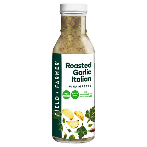 slide 1 of 1, Field & Farmer Roasted Garlic Italian Vinaigrette, 1 ct