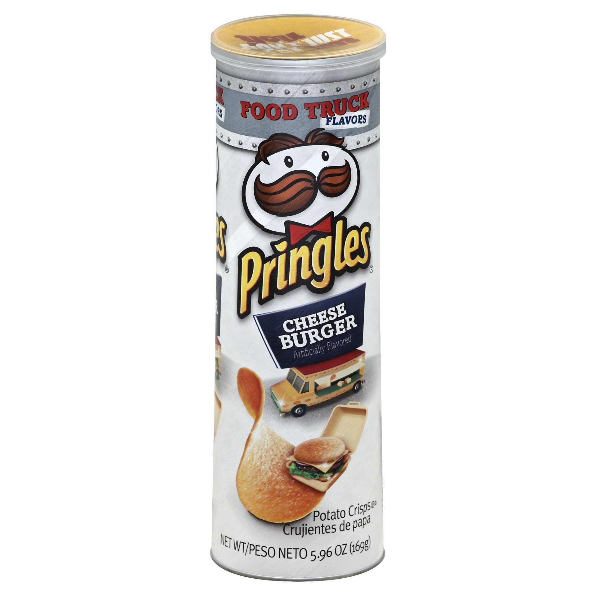 slide 1 of 1, Pringles Cheese Potato Chips, 5.96 oz