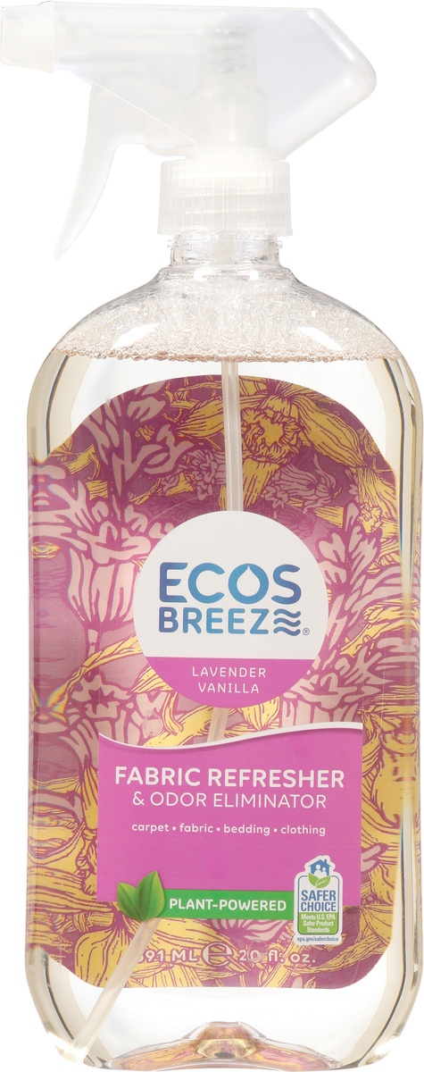slide 6 of 9, ECOS Breeze Odor Eliminator Fabric & Carpet Lavender Vanilla, 20 oz