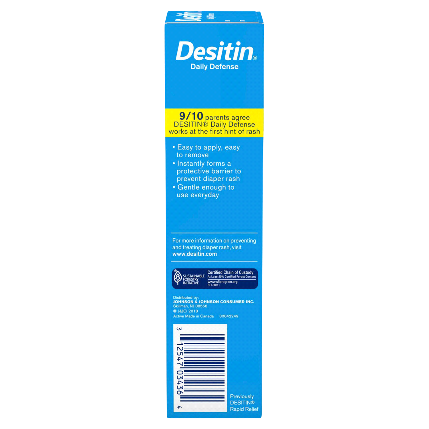slide 2 of 4, Desitin Daily Defense Baby Diaper Rash Cream with Zinc Oxide, 4.8 oz, 4.8 oz