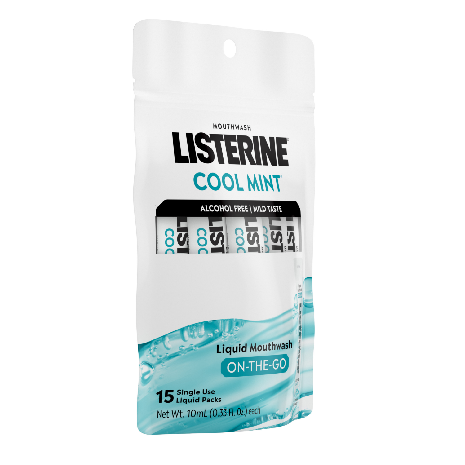 slide 8 of 8, Listerine Cool Mint Zero Sachets 15ct, 15 ct