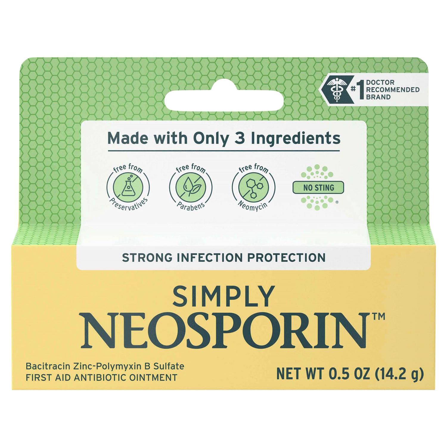 slide 3 of 5, Neosporin Simply First Aid Antibiotic Ointment 0.5 oz, 0.5 oz