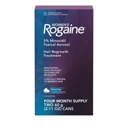 Rogaine Women's Unscented Hair Regrowth Treatment 2 ea