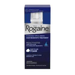 Rogaine Men's Rogaine 5% Minoxidil Topical Foam, One Month Supply