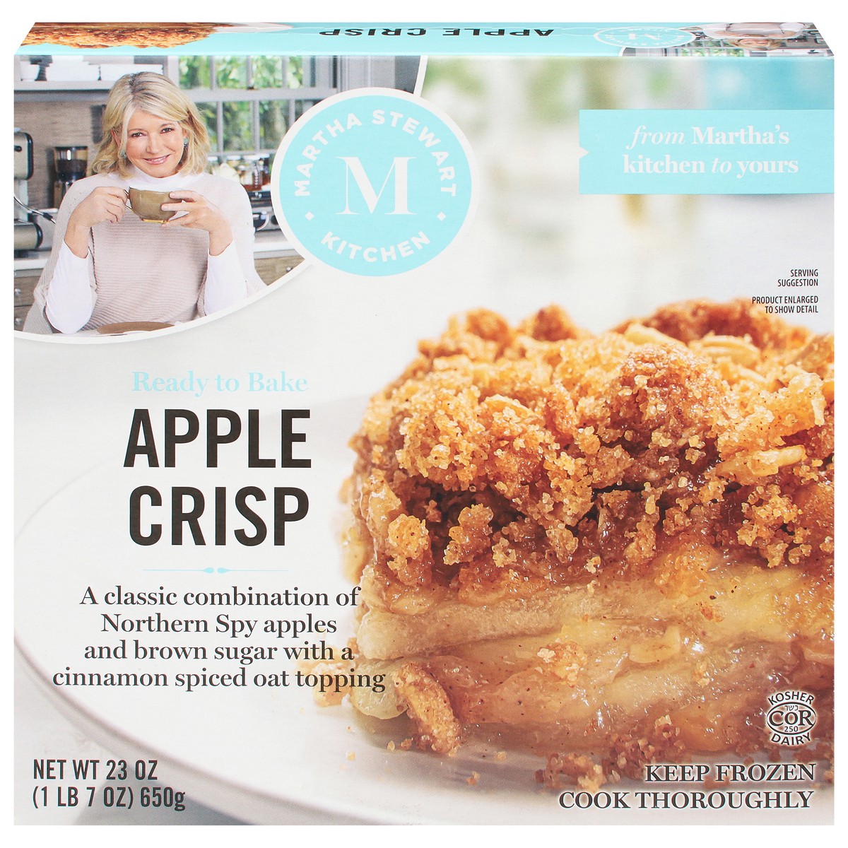 slide 1 of 9, Martha Stewart Kitchen Ready To Bake Apple Crisp, 23 oz