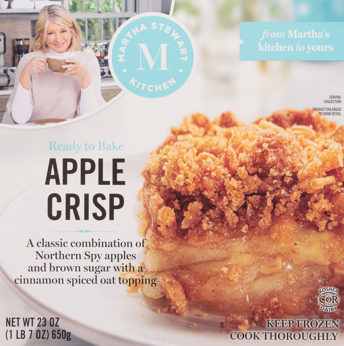 slide 6 of 9, Martha Stewart Kitchen Ready To Bake Apple Crisp, 23 oz