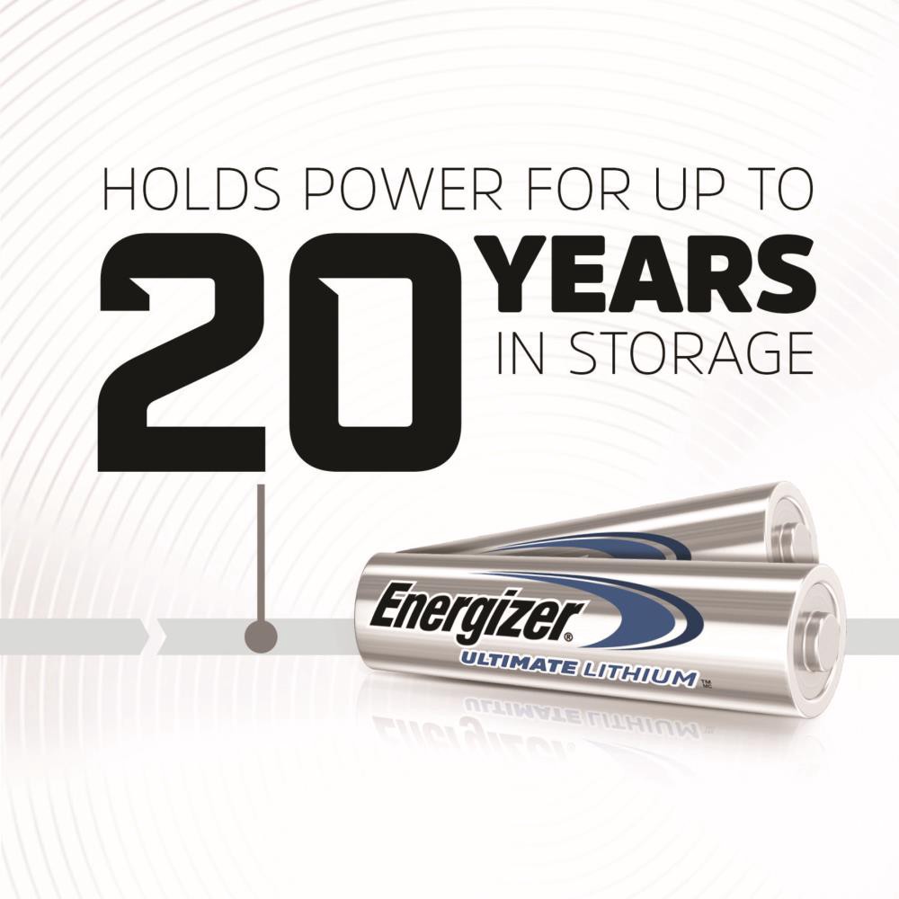 slide 6 of 6, Energizer Ultimate Lithium AA Batteries ( 8 -Pack), 1 ct