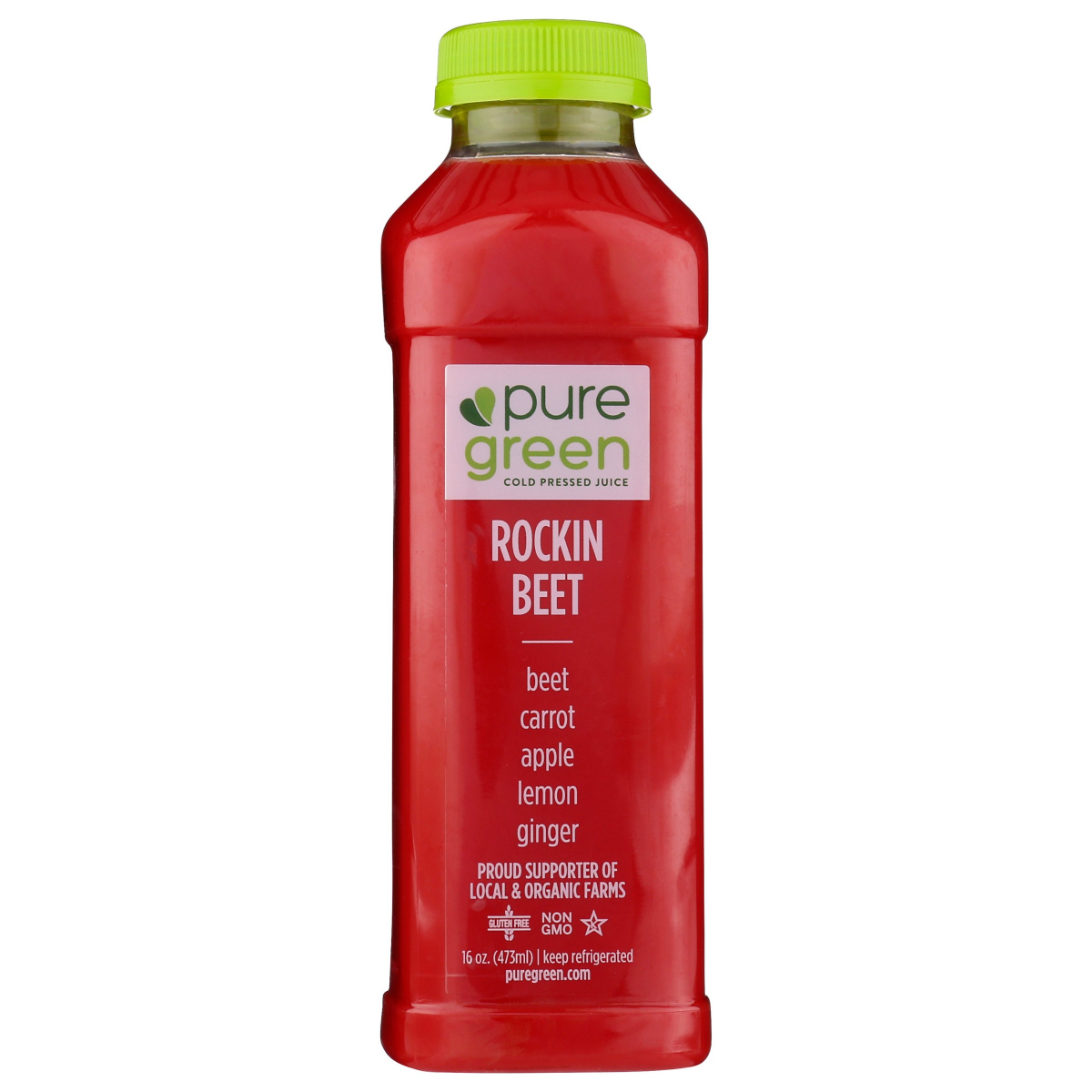 slide 1 of 5, Pure Green Rockin Beet, 16 fl oz