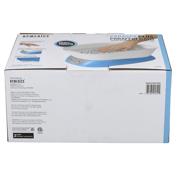 slide 10 of 17, HoMedics ParaSpa Plus Paraffin Bath, 1 ct