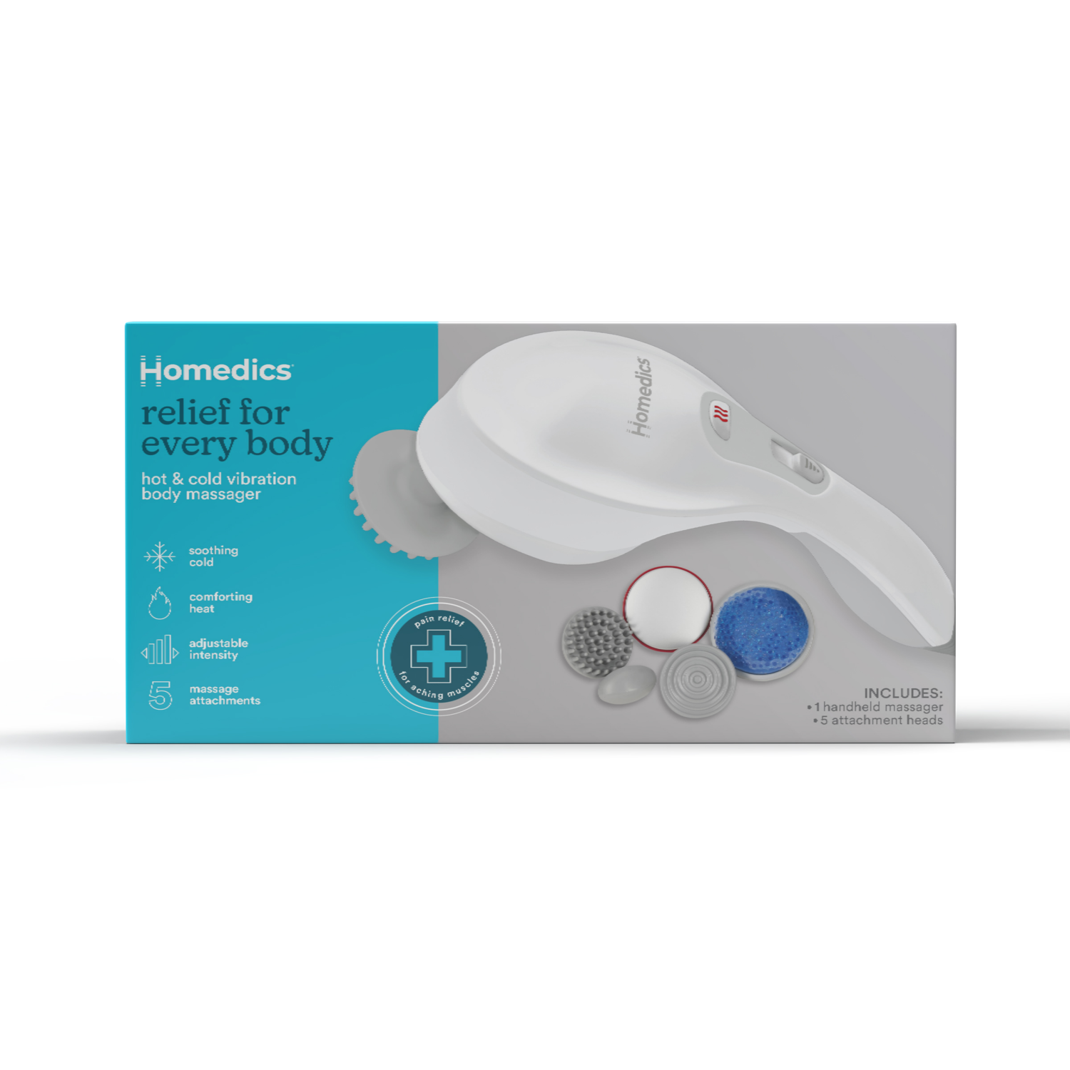 slide 2 of 2, HoMedics Vibration Hot & Cold Body Massager 1 ea, 1 ct