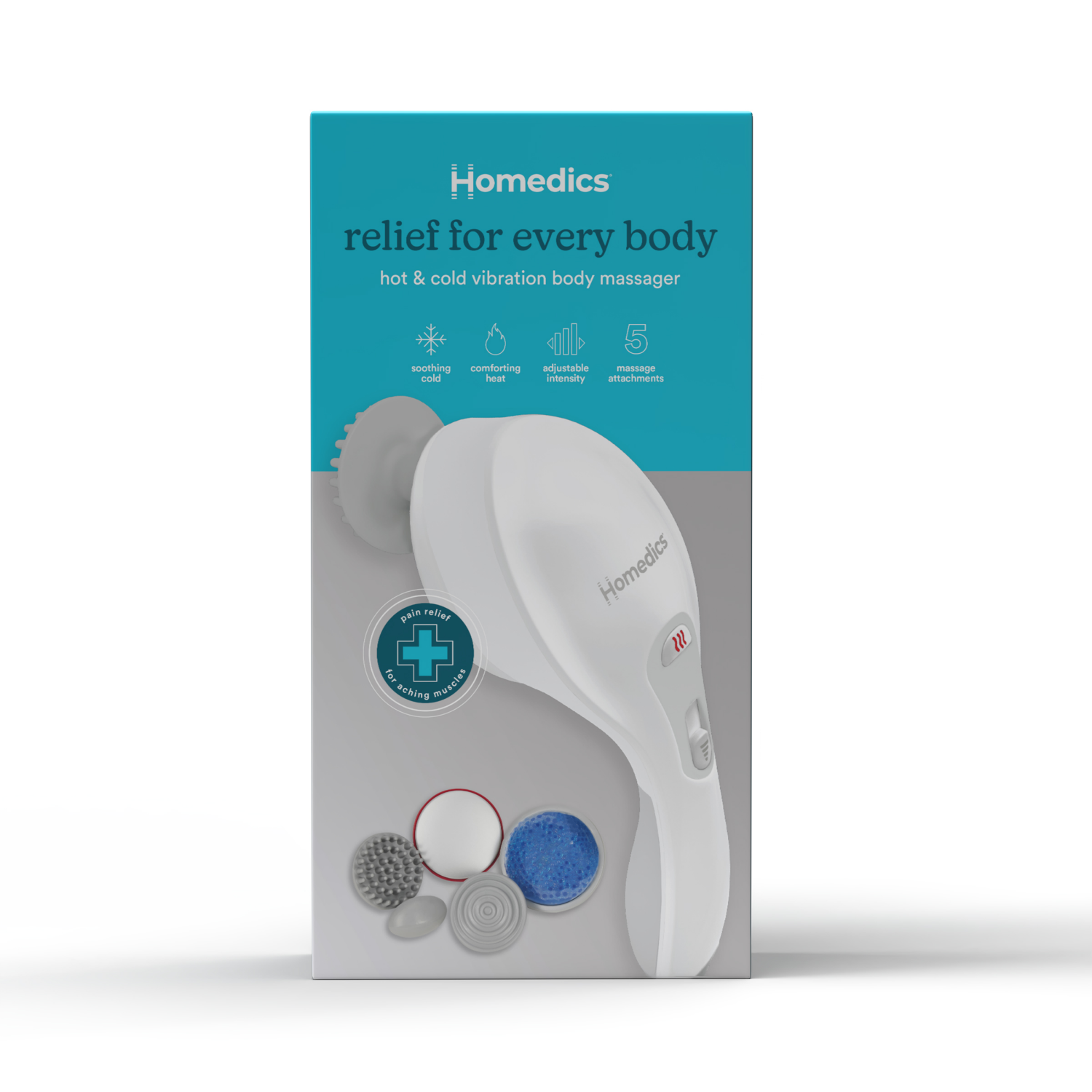 slide 1 of 2, HoMedics Vibration Hot & Cold Body Massager 1 ea, 1 ct