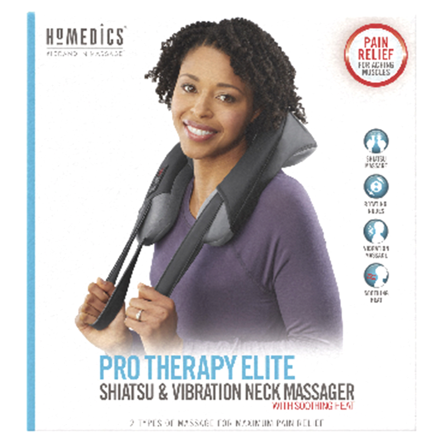 slide 1 of 1, HoMedics Shiatsu & Vibration Neck Massager 1 ea, 1 ct