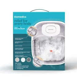Homedics® Smart Space Deluxe Footbath With Heat Boost
