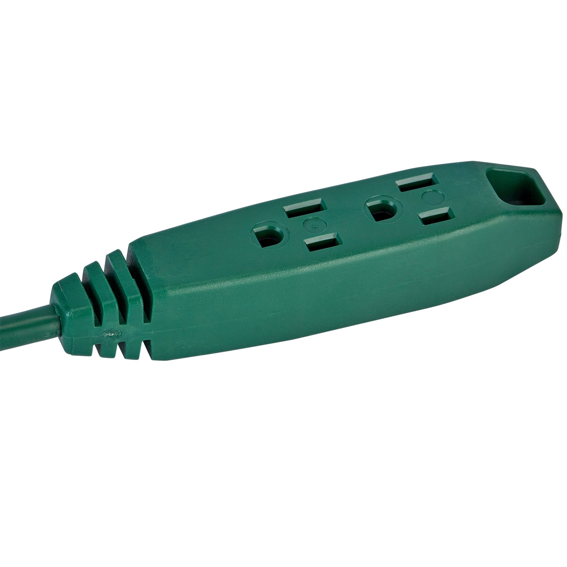 slide 3 of 3, Utilitech 20-ft 16 / 3 Light Duty 3 Prong Green Indoor Extension Power Cord, 1 ct