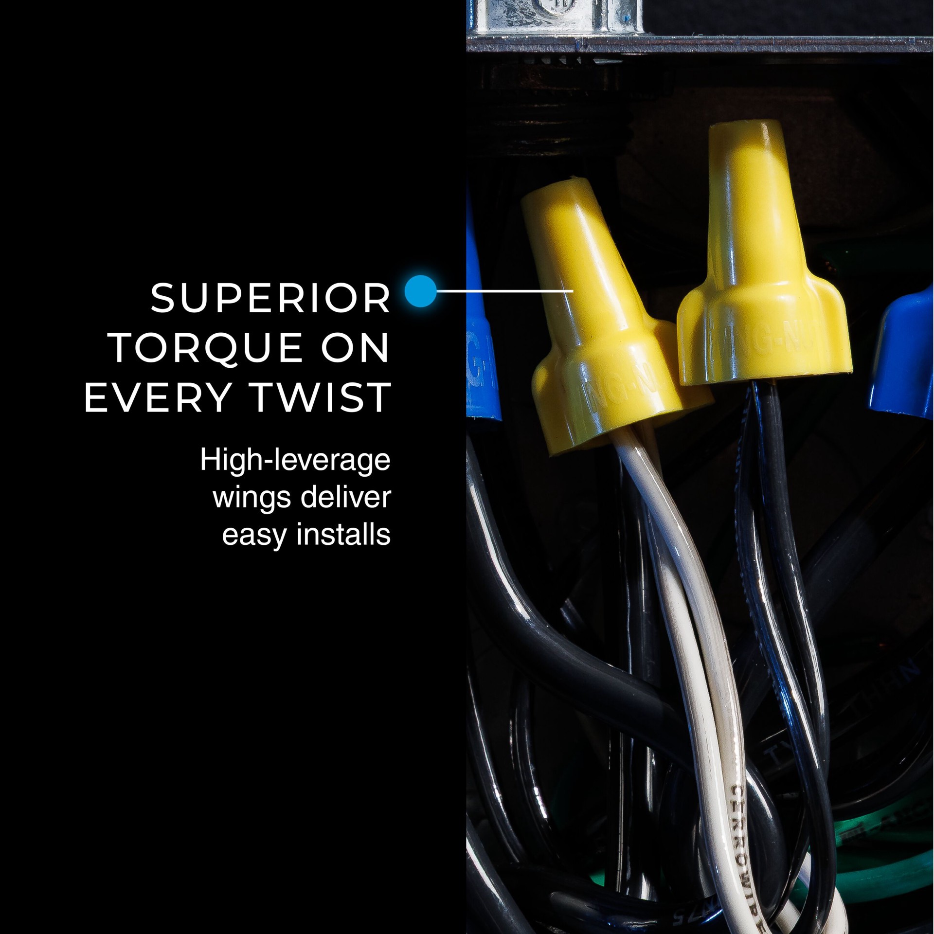 slide 3 of 6, IDEAL Wing Wire Connectors Yellow ( 100 -Pack ), 1 ct