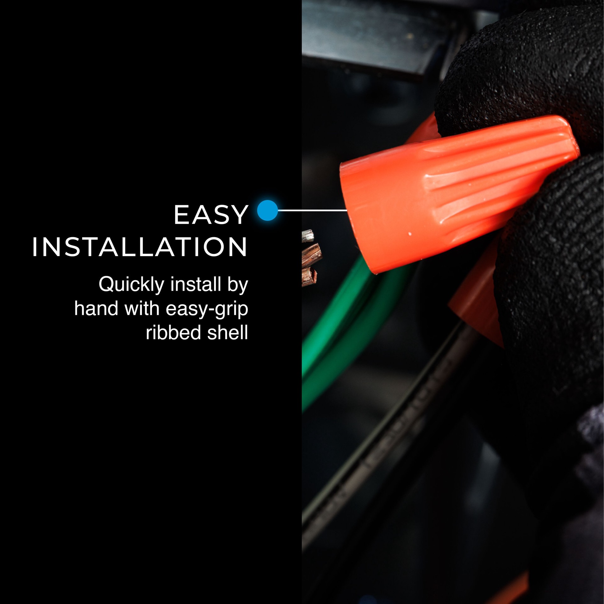 slide 2 of 6, IDEAL Wire connectors Orange ( 100 -Pack ), 1 ct