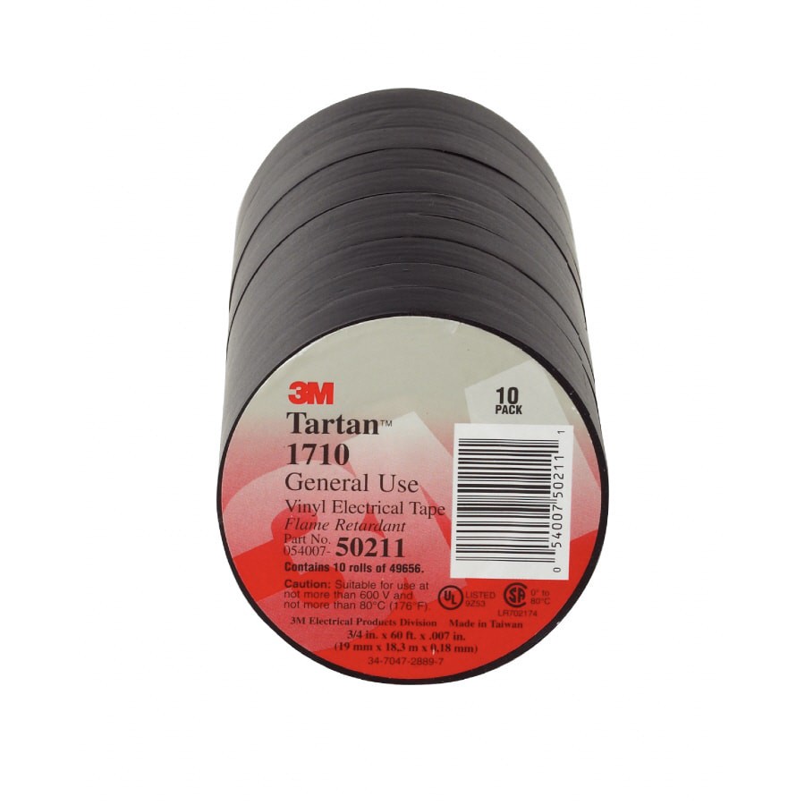 slide 1 of 1, 3M 60-ft Electrical (10-Pack), 1 ct