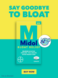 slide 15 of 29, Midol Caplets Bloat Relief 30 ea, 30 ct