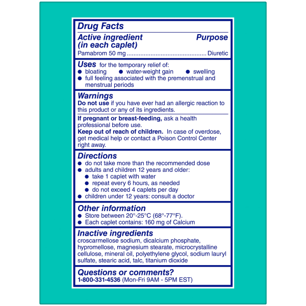 slide 22 of 29, Midol Caplets Bloat Relief 30 ea, 30 ct