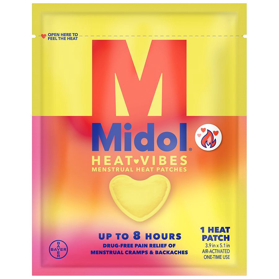 slide 3 of 5, Midol Menstrual Patches, 3 ct