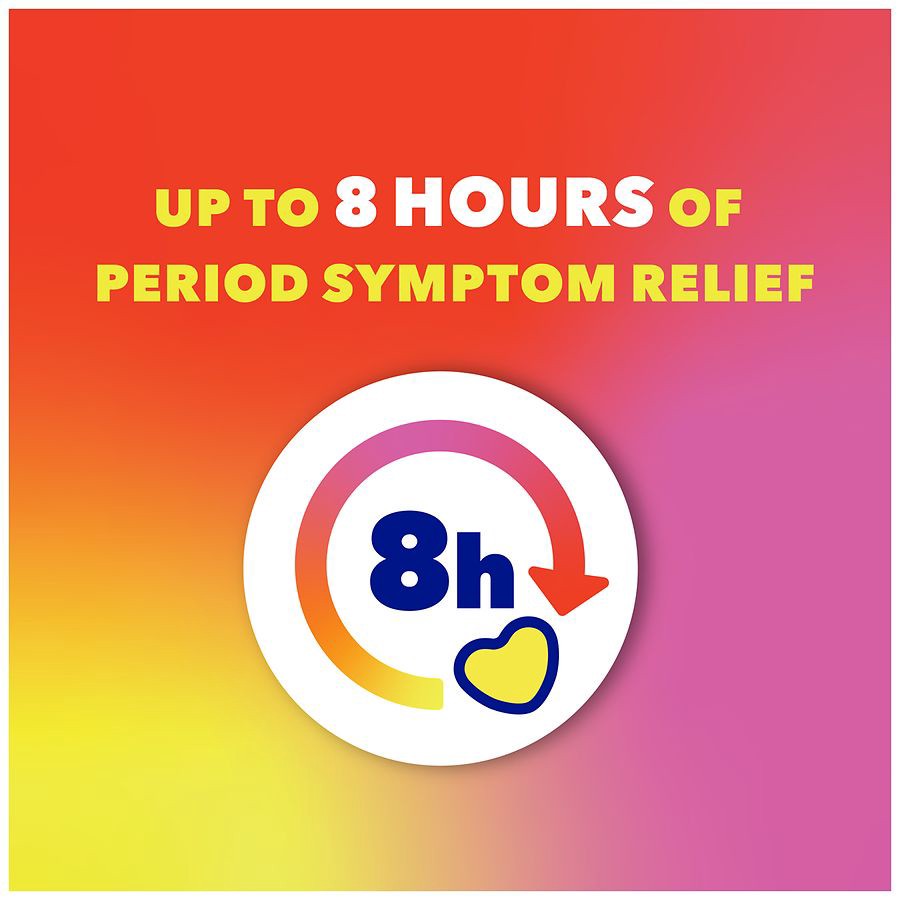 slide 2 of 5, Midol Menstrual Patches, 3 ct