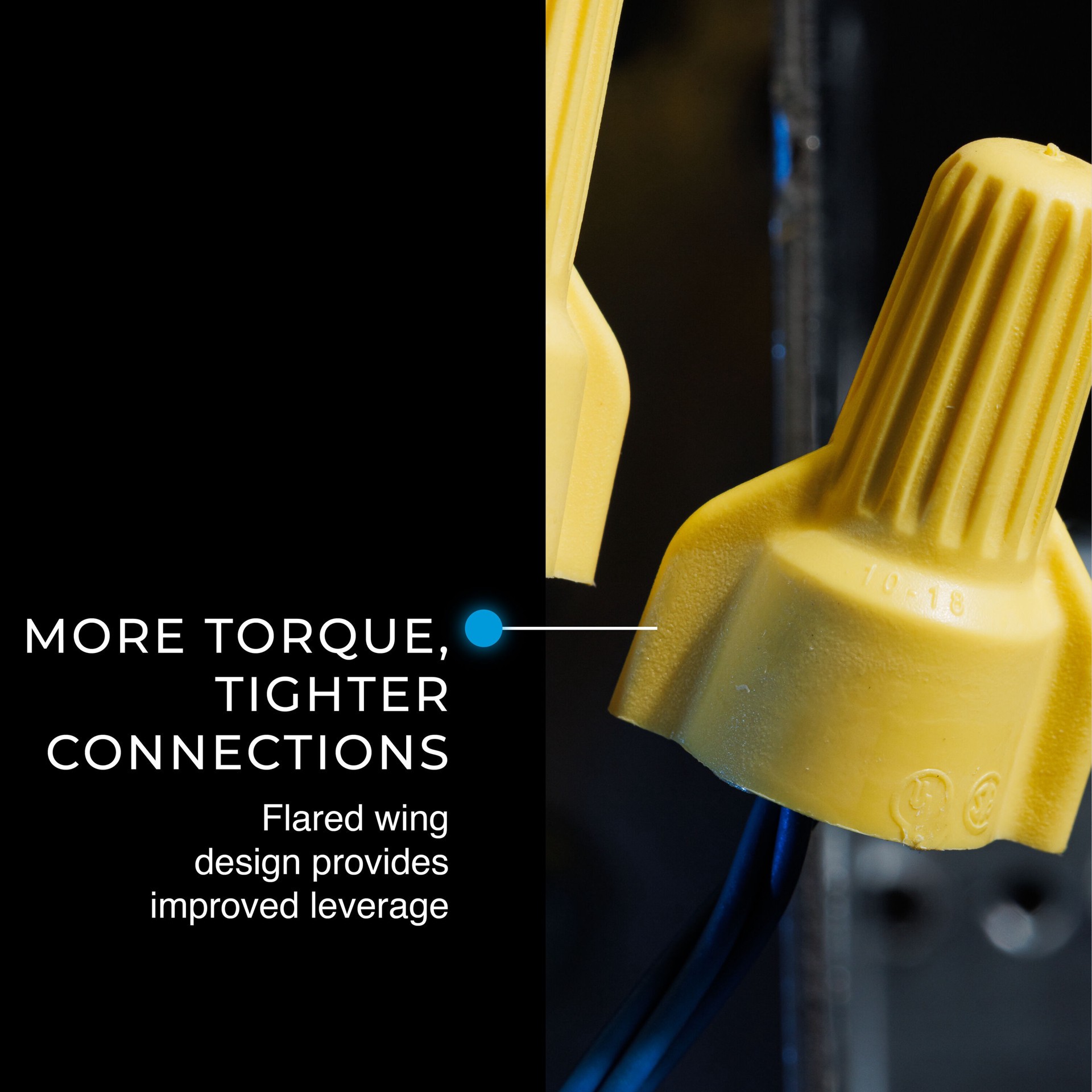 slide 4 of 6, IDEAL Wing Wire Connectors Yellow ( 25 -Pack ), 1 ct