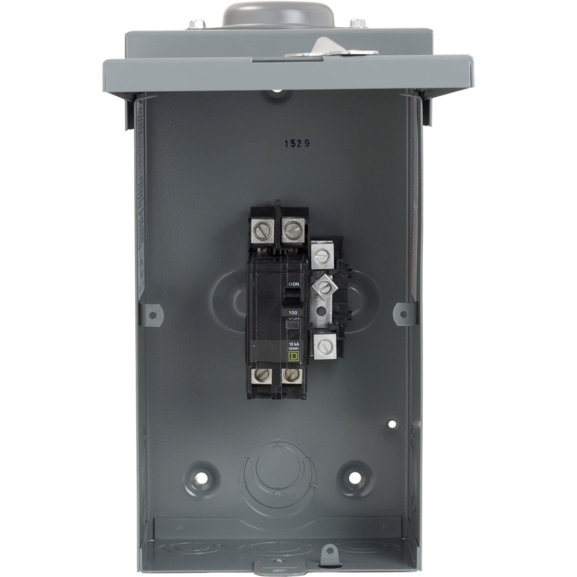 slide 5 of 5, Square D QO 100 Amp Single phase (120V/240V) Fusible Outdoor General-duty Enclosed circuit breaker Disconnect, 1 ct