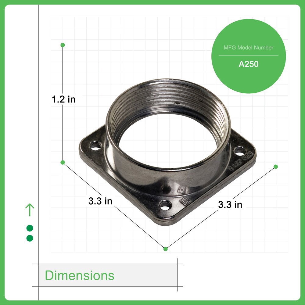 slide 4 of 4, Square D 2.50-in Hub, 1 ct