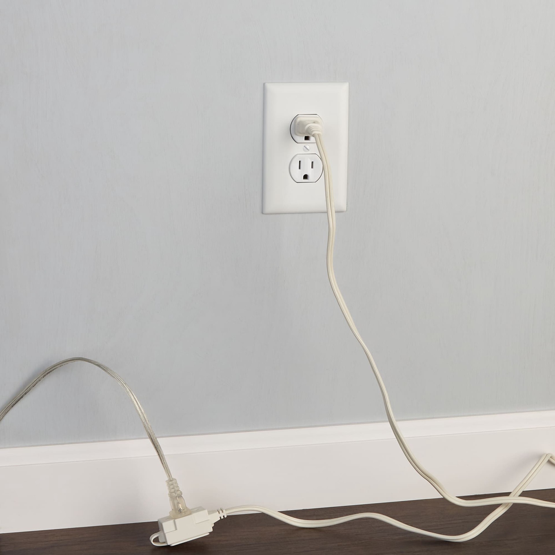 slide 2 of 4, Utilitech 6-ft 16 / 2 Light Duty 2 Prong White Indoor Extension Power Cord, 1 ct