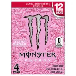 Monster Energy Ultra Strawberry Dreams 6/4/12oz