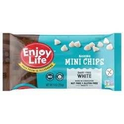 ENJOY LIFE NATURAL BRANDS LLC Baking Chocolate 3D - Mini Chips - White Chocolate Film Enjoy Life Redesign 9oz - 255g English