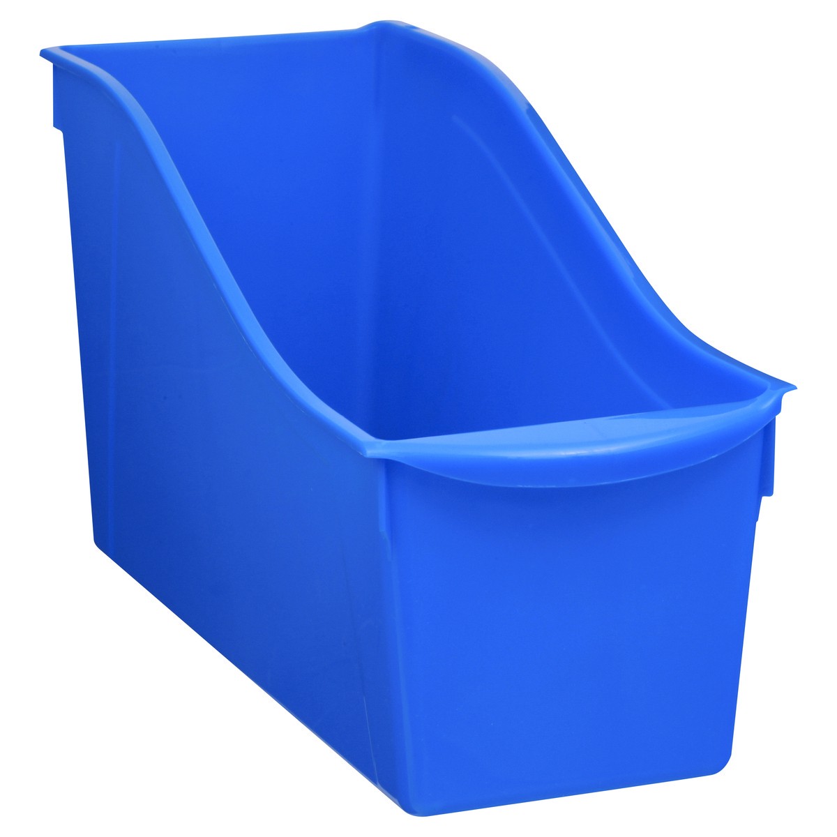 slide 6 of 11, Storex Blue Large Book Bin 1 ea, 1 ct