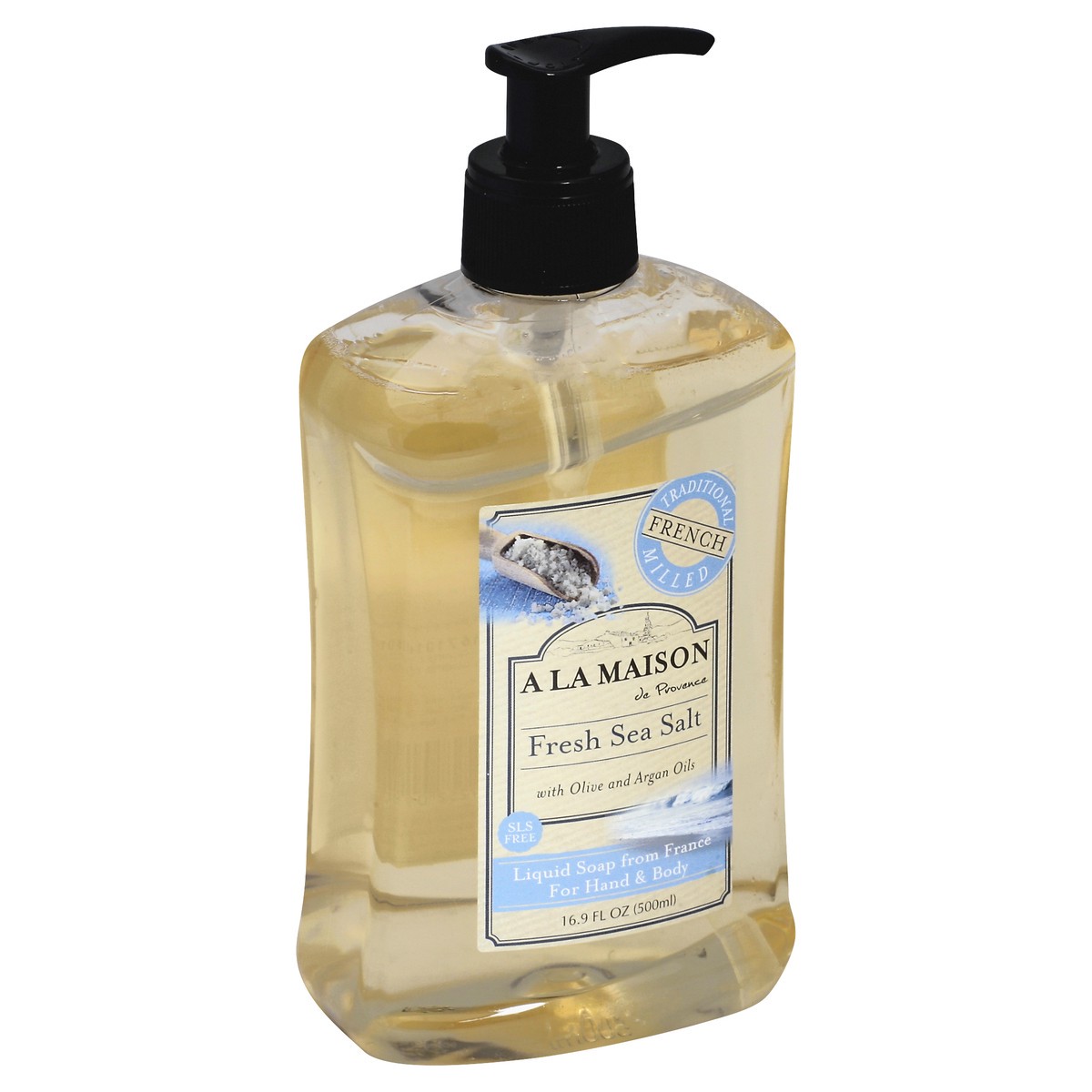 slide 3 of 3, A La Maison Fresh Sea Salt Hand Soap, 16.9 fl oz