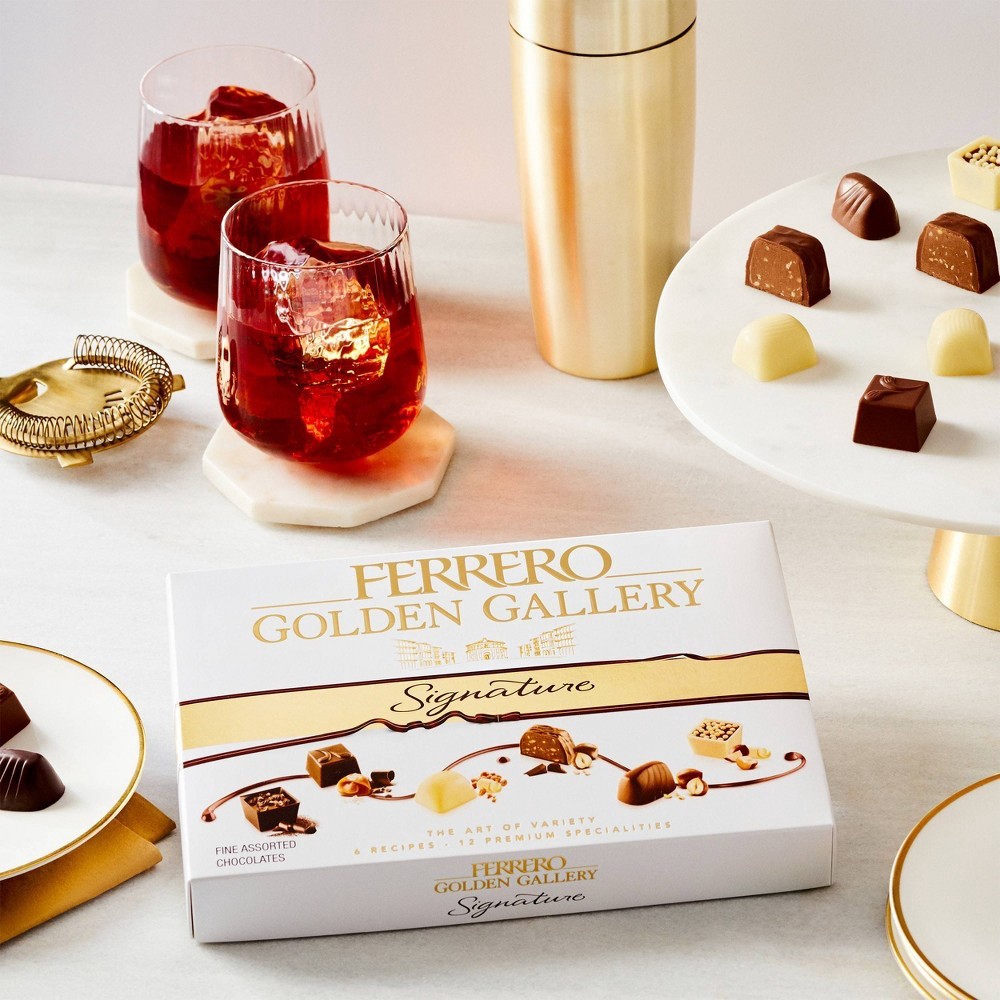 slide 3 of 9, Ferrero Fine Assorted Chocolates 6 ea, 12 pc