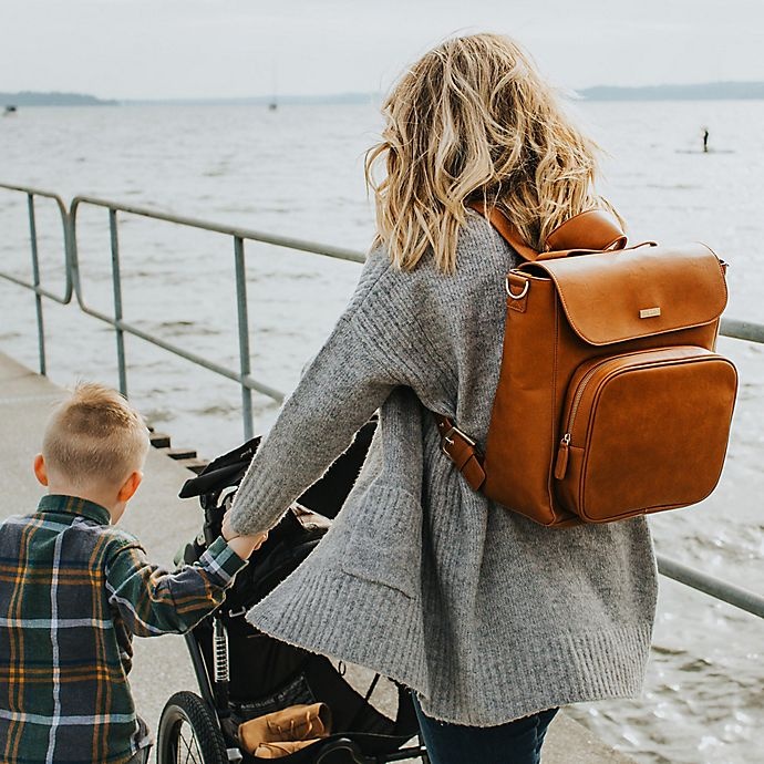 slide 6 of 16, JJ Cole Brookmont Diaper Backpack - Cognac, 1 ct