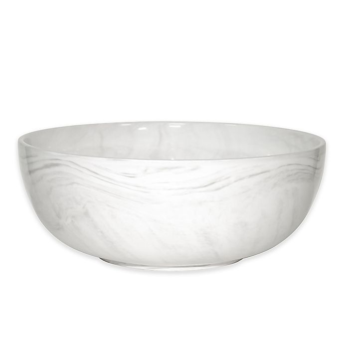 slide 1 of 2, Artisanal Kitchen Supply Coupe Marbleized Serving Bowl - Grey, 10 in