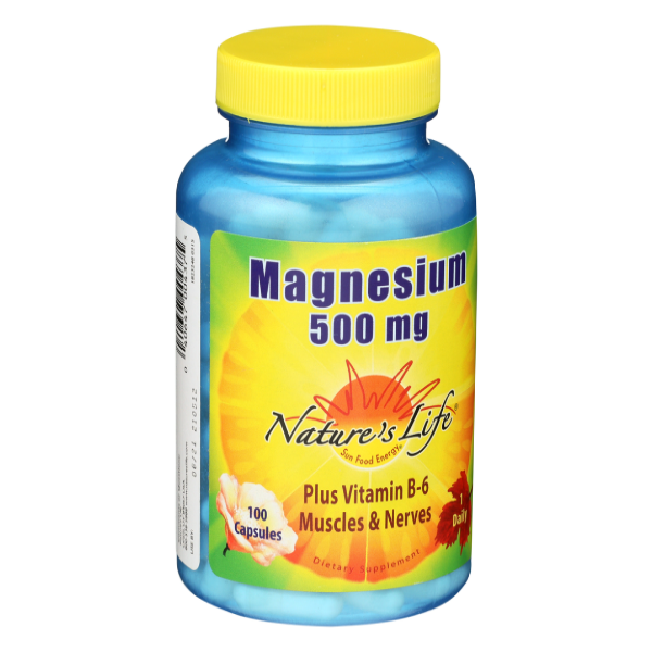 slide 1 of 1, Nature's Life Magnesium Capsules, 100 ct